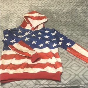 American flag hoodie
